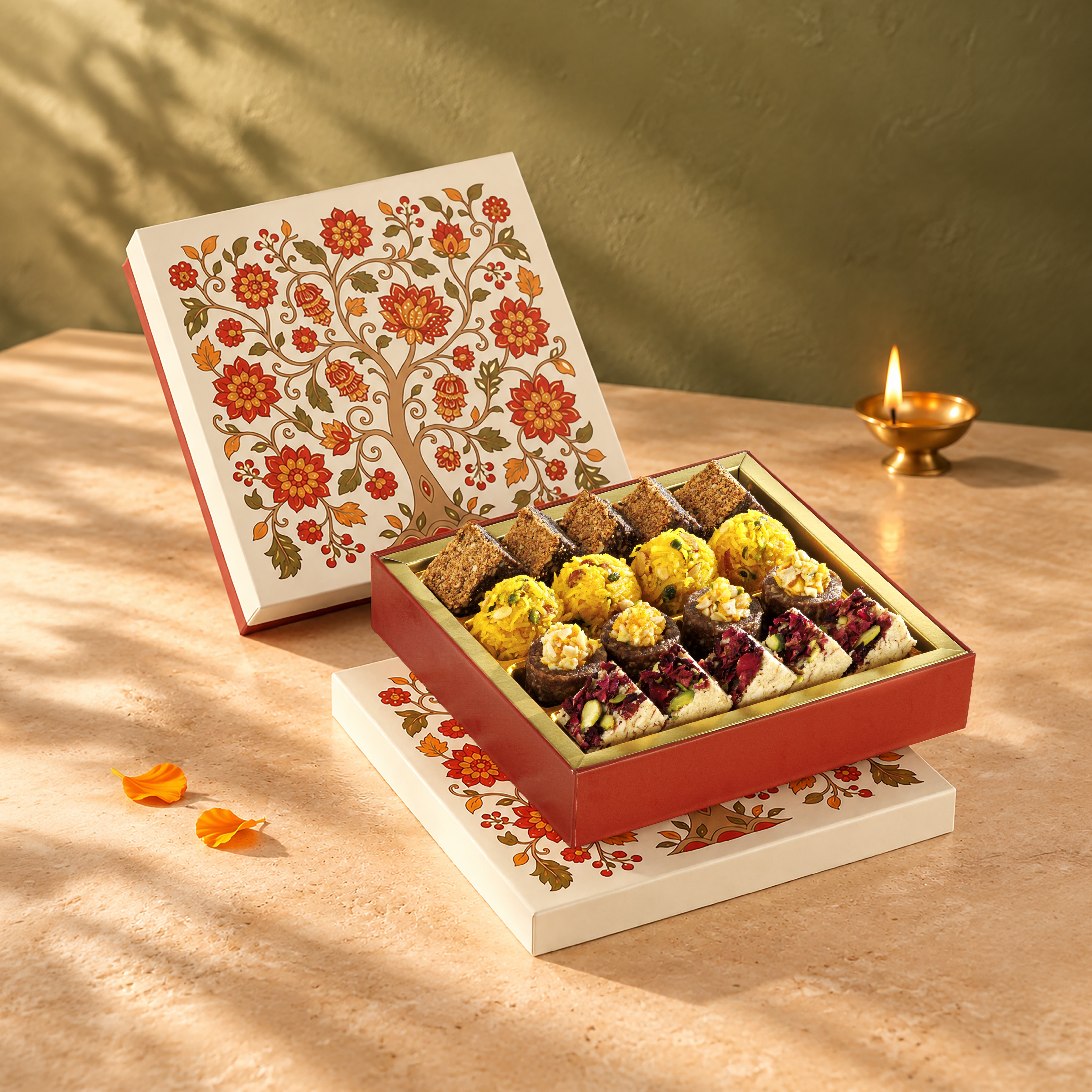 Assorted Sugarless Dryfruit Sweets Box
