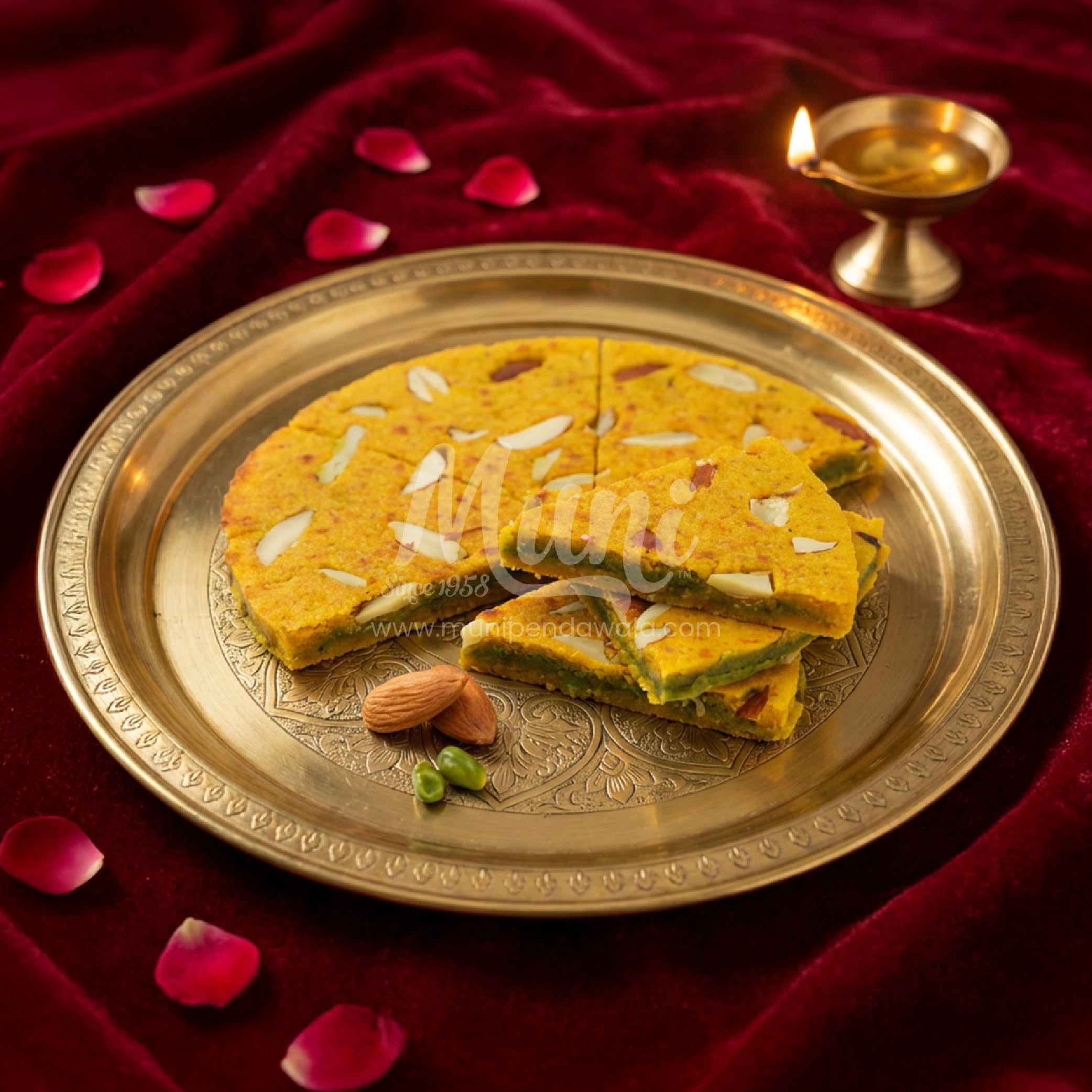 Baked Badam Pista Rotla