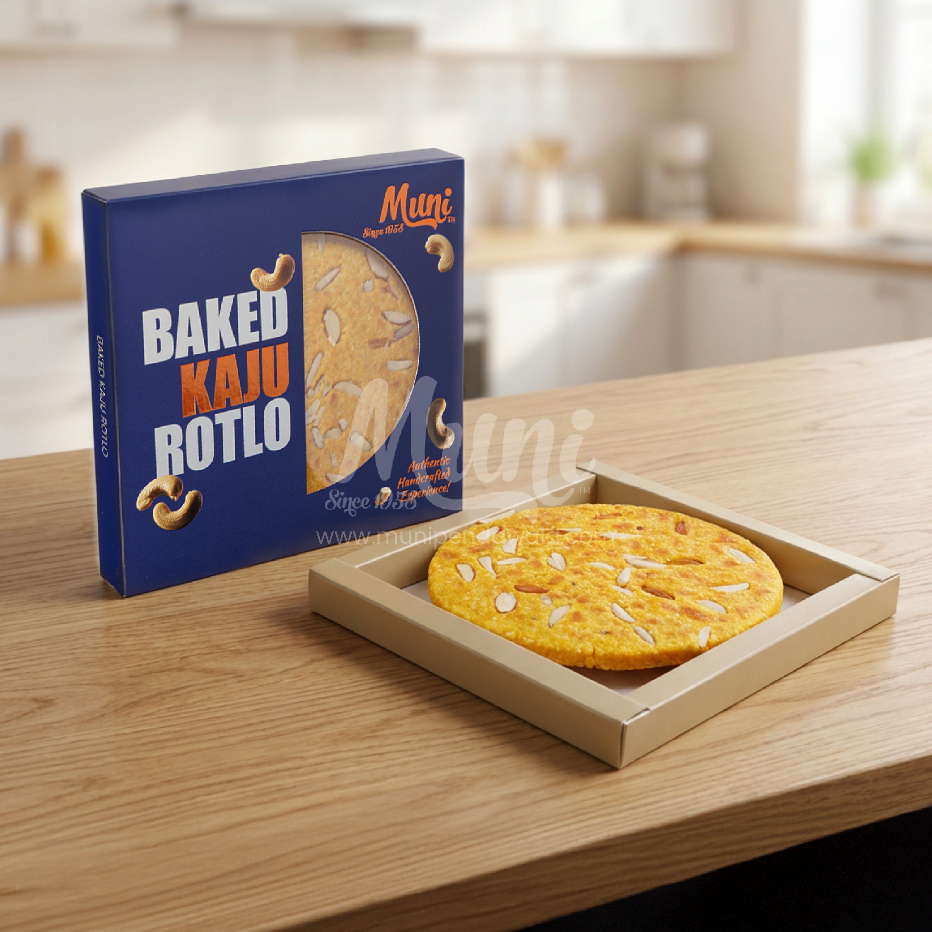 Baked Kaju Rotla