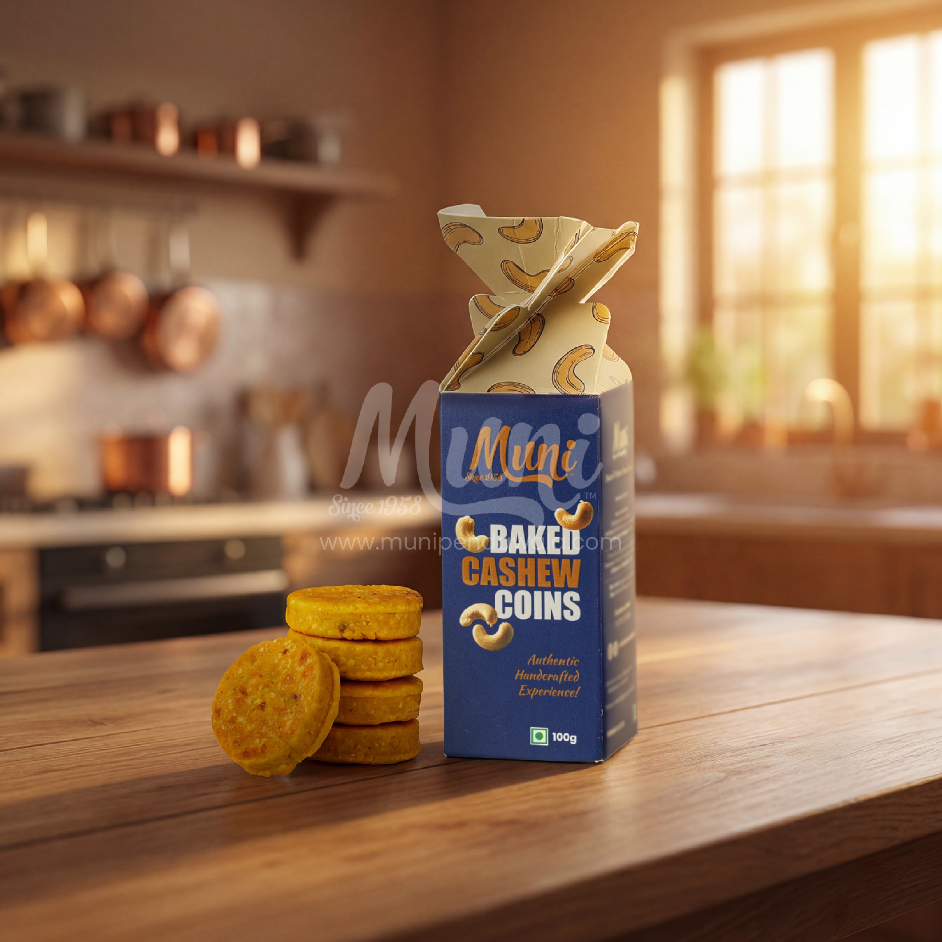 Baked Cashew Coins