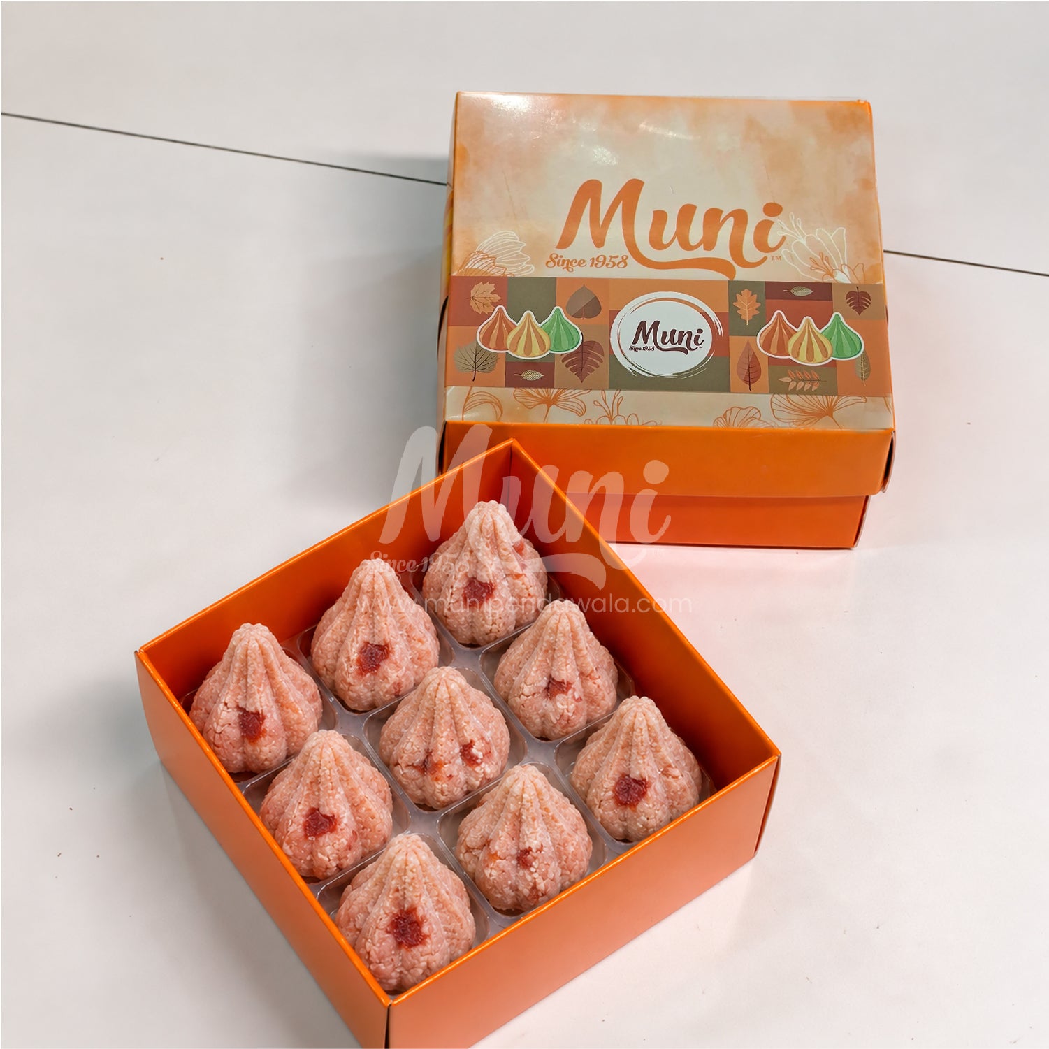 Cashew Strawberry Modak