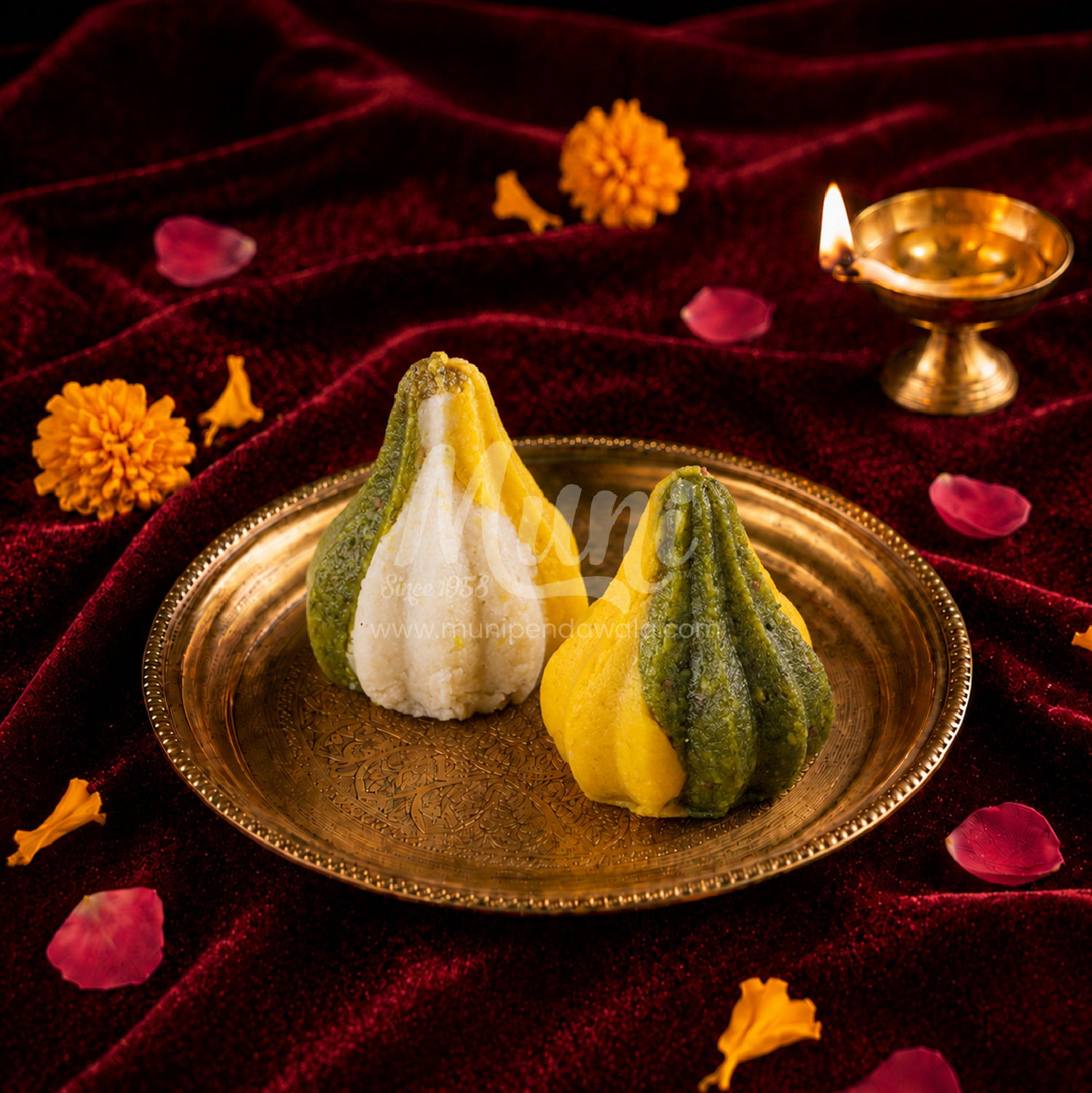 Cashew Triveni Modak