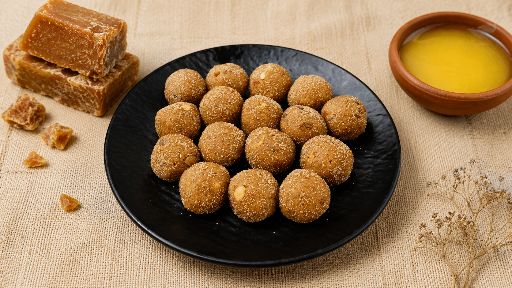 Jaggery Churma Ladoo