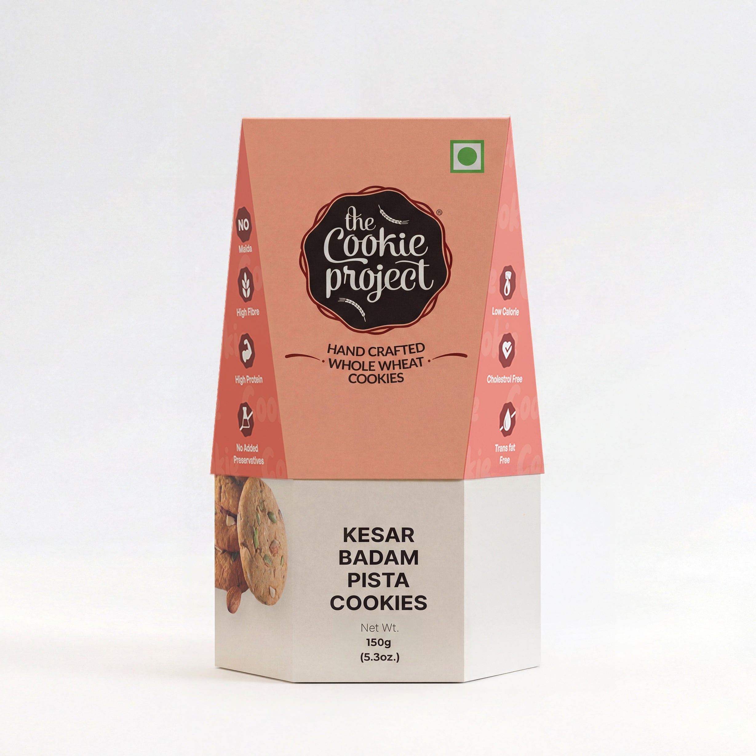 Kesar Badam Pista Cookies