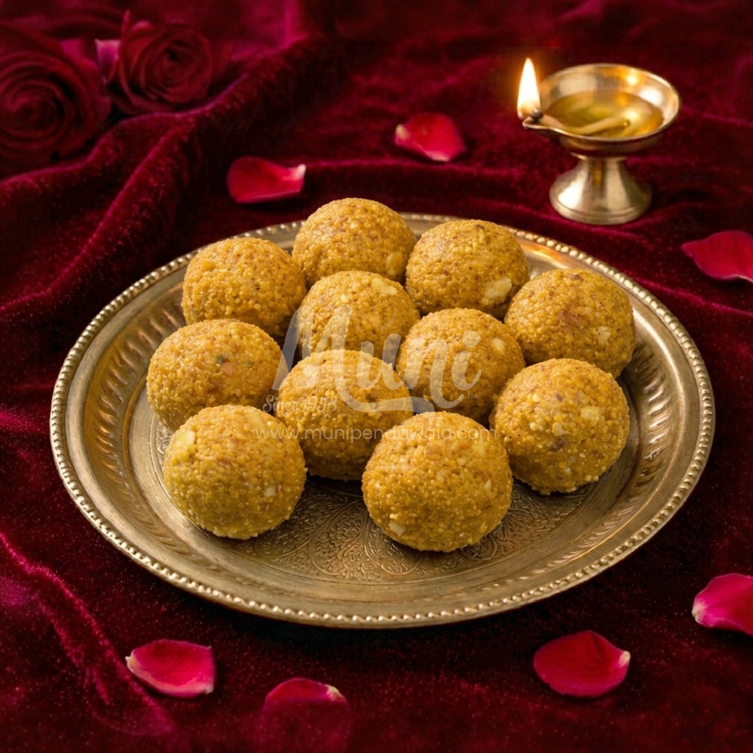 Kesar Dry Fruit Besan Ladoo