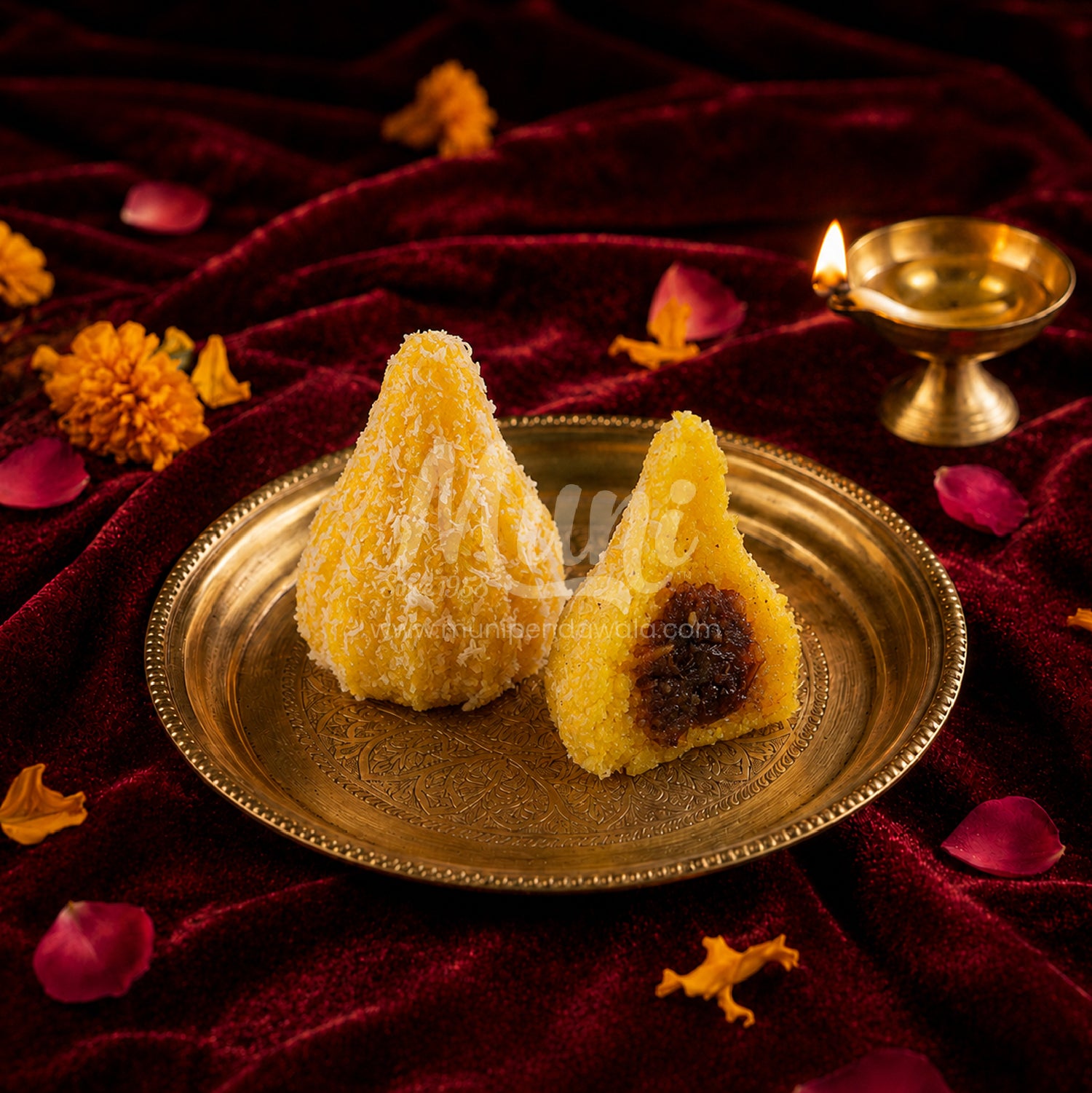 Kesar Coconut Modak