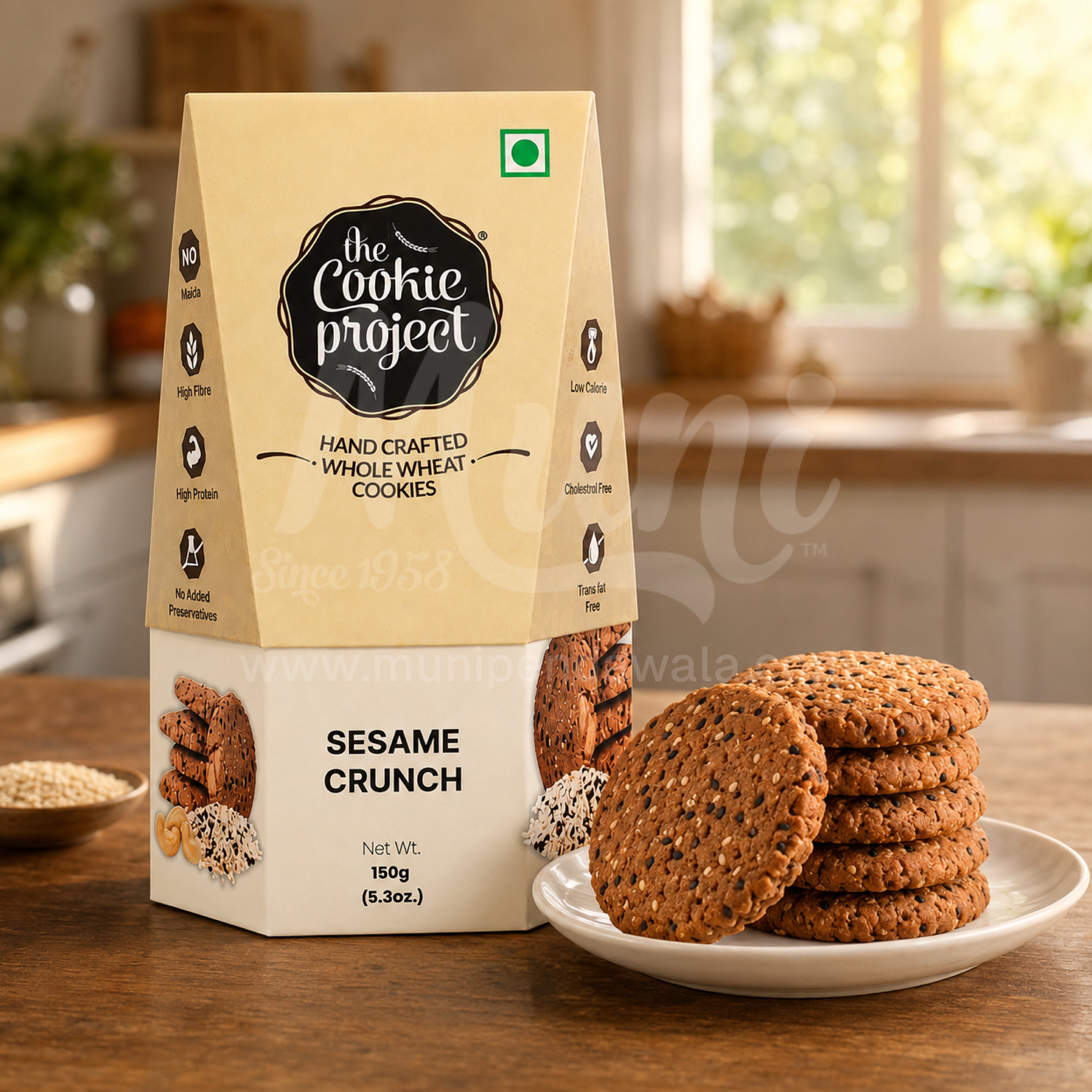Sesame Crunch Cookies