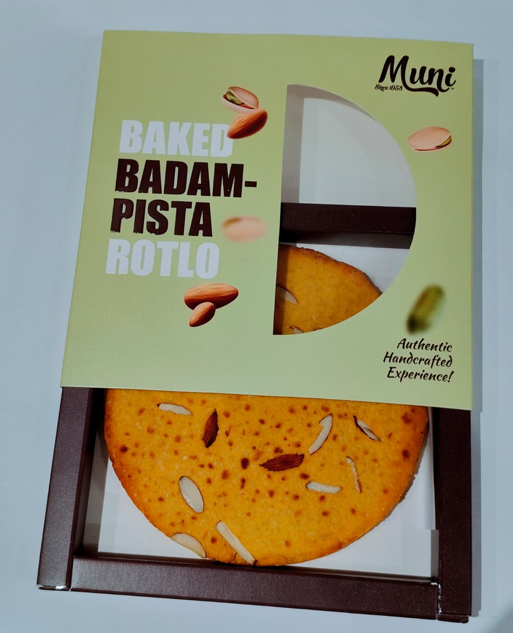 Baked Badam Pista Rotla